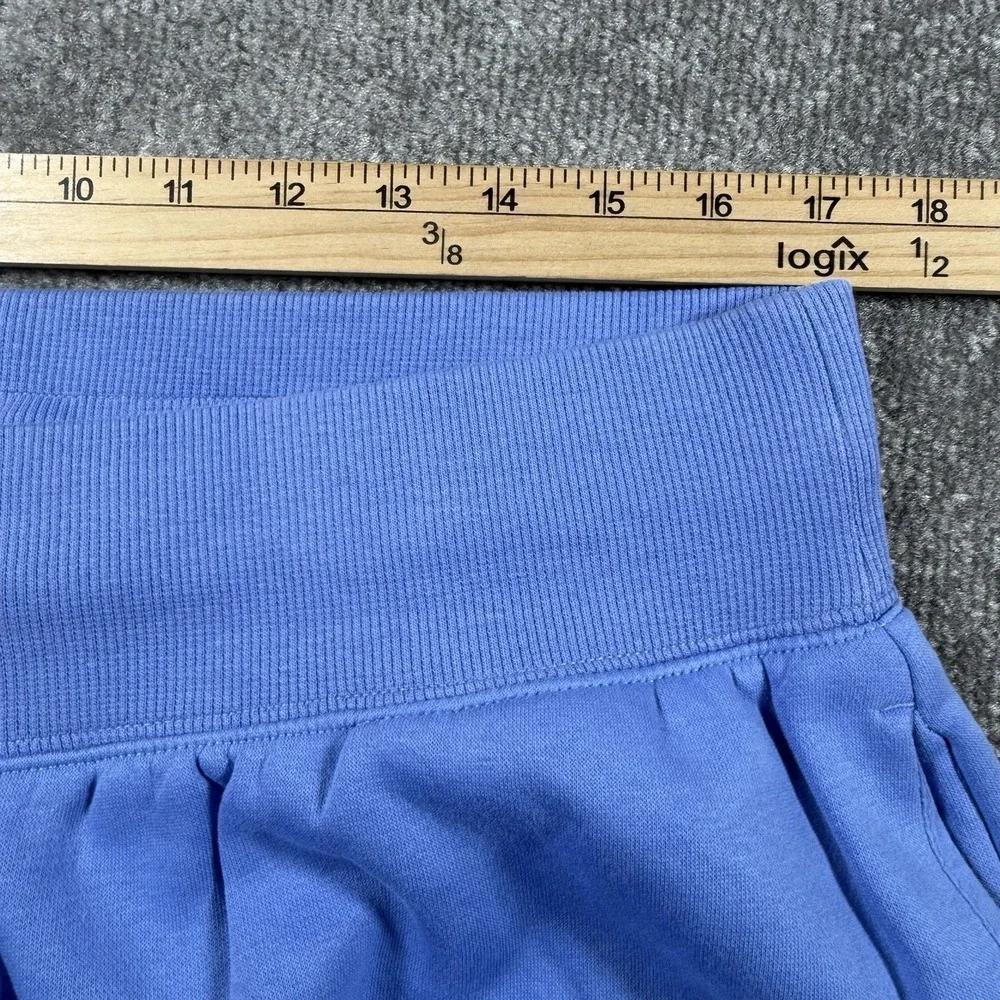 Nike Sweatpants Women's Large Blue Sportswear Pheonix Fleece High Waisted